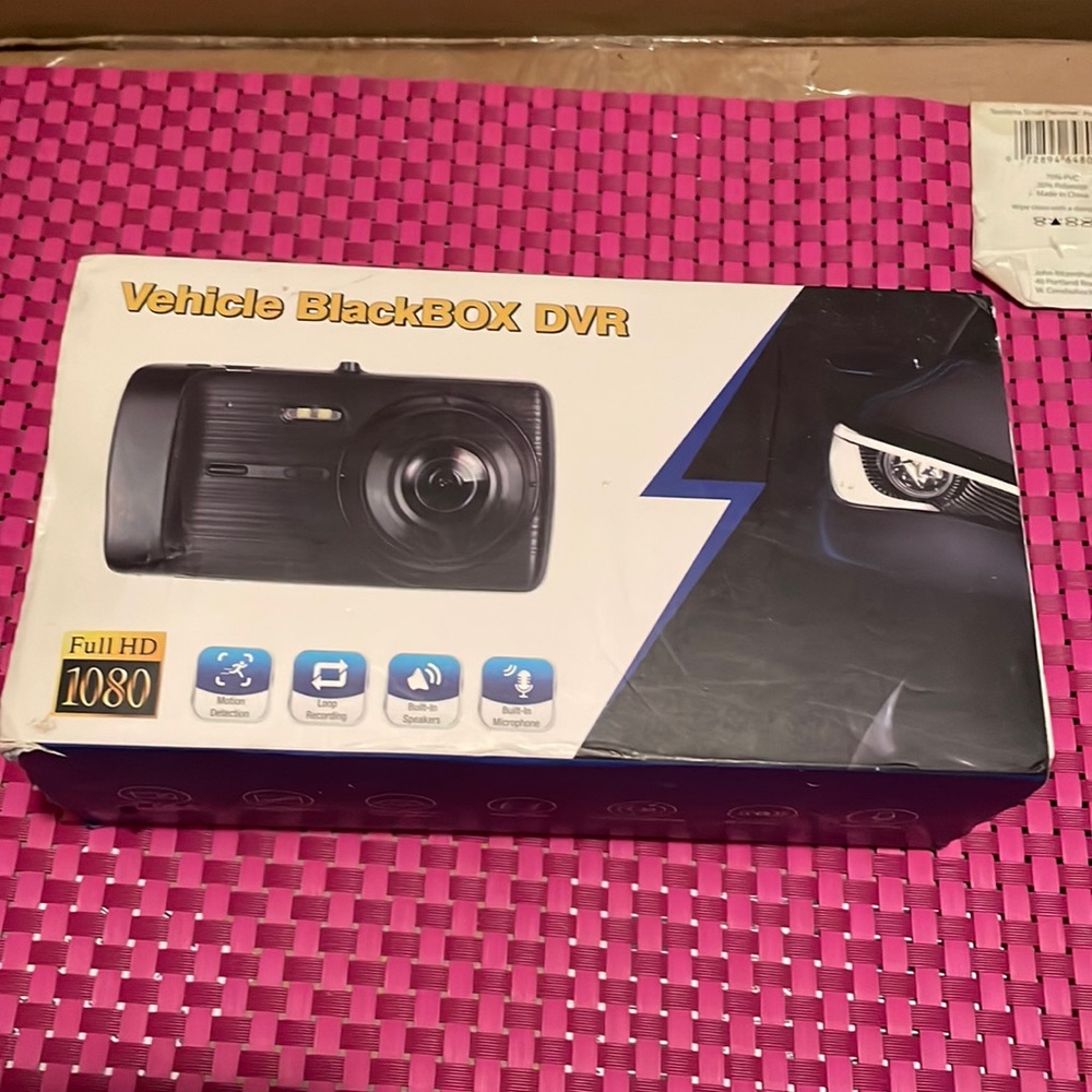 Brand New Open Box Vehicle BlackBox DVR